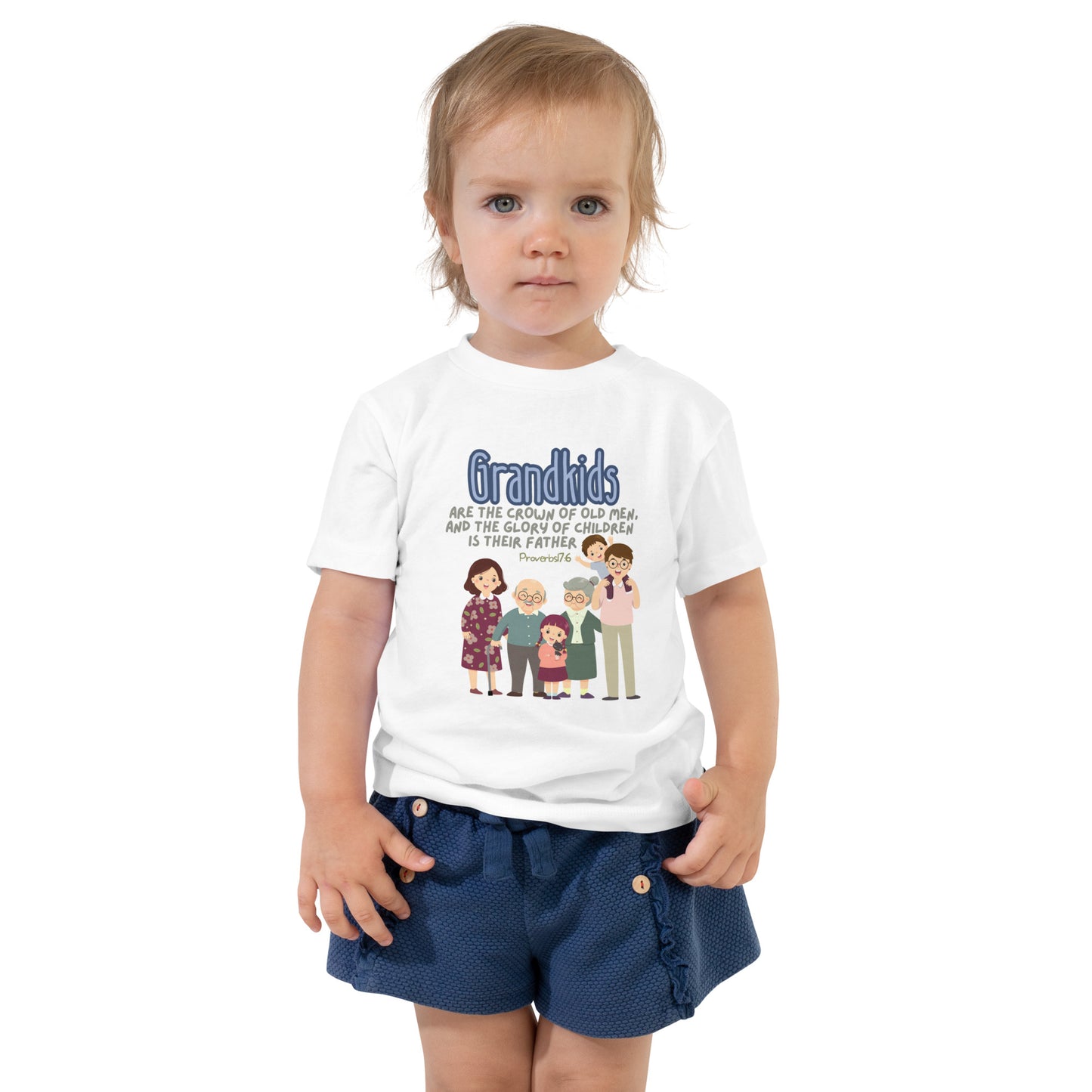 Proverbs 17:6 , Toddler Short Sleeve Tee