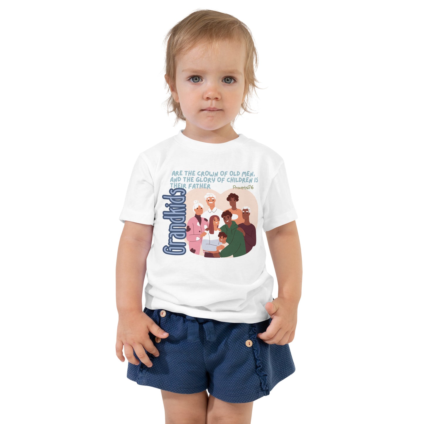 Proverbs 17:6, Toddler Short Sleeve Tee