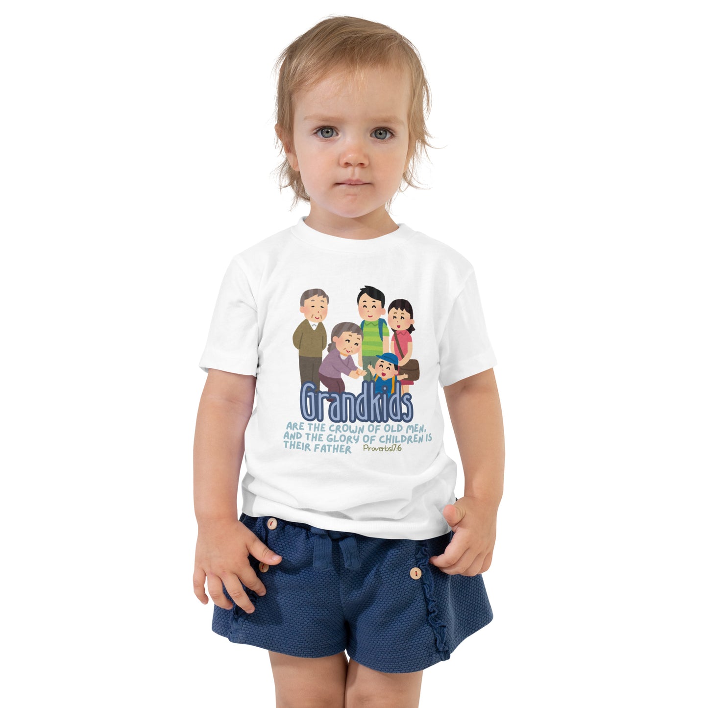 Proverbs 17:6, Toddler Short Sleeve Tee