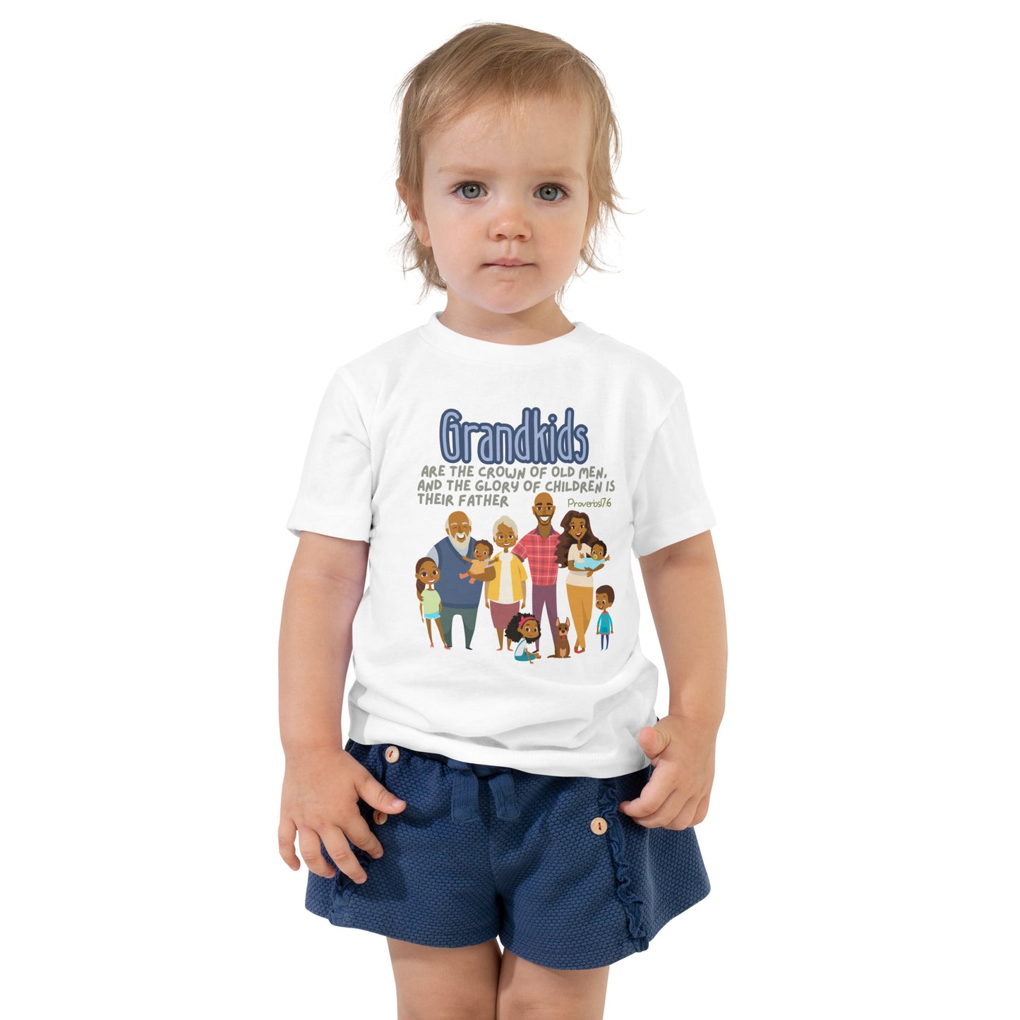 Proverbs 17:6, Toddler Short Sleeve Tee