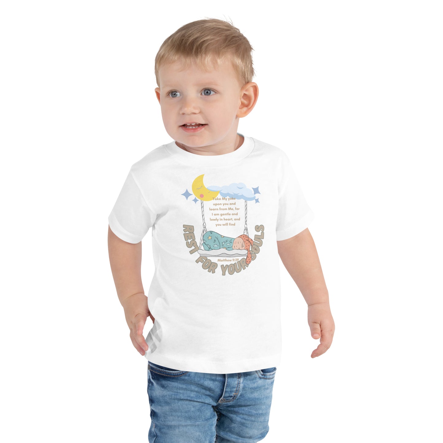 Matthew 11:29, Toddler Short Sleeve Tee