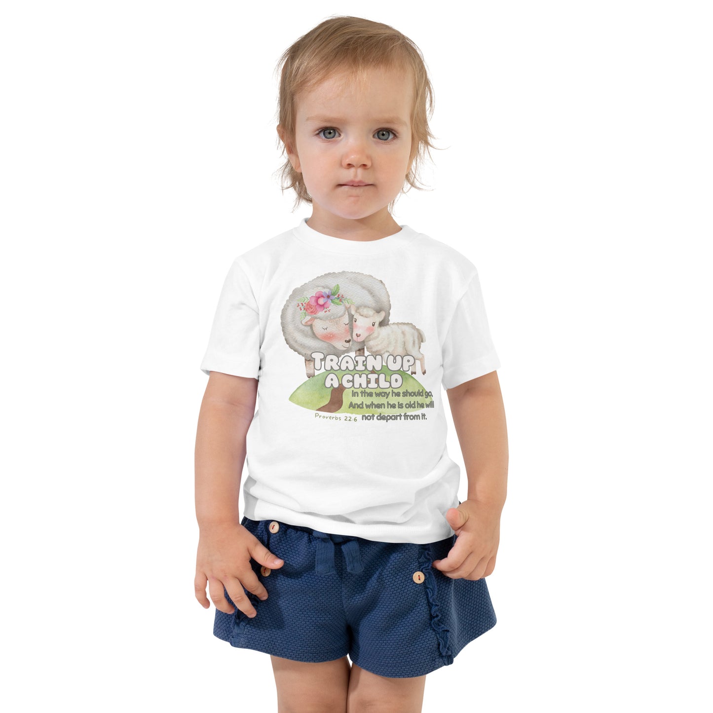 Proverbs 22:6, Toddler Short Sleeve Tee