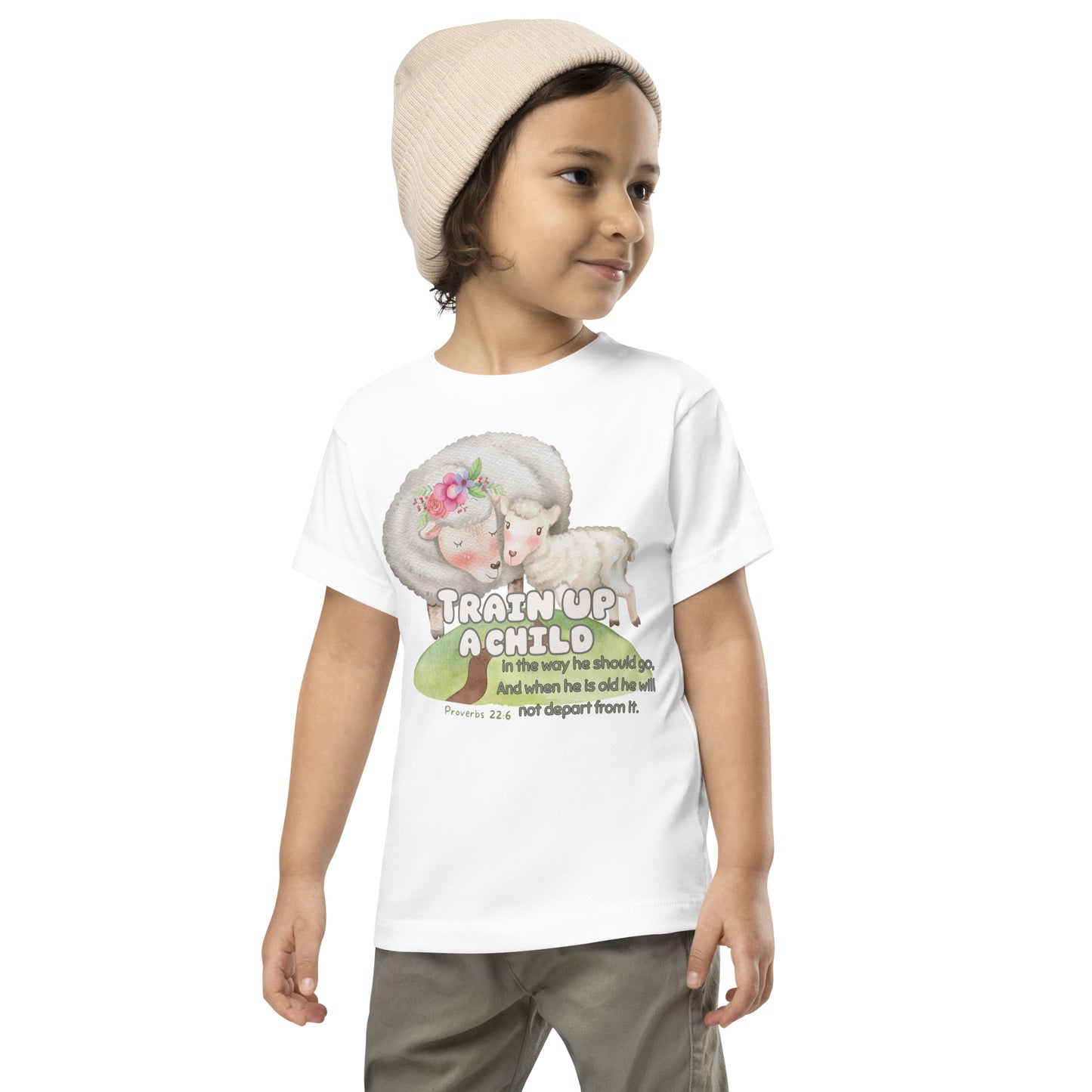 Proverbs 22:6, Toddler Short Sleeve Tee