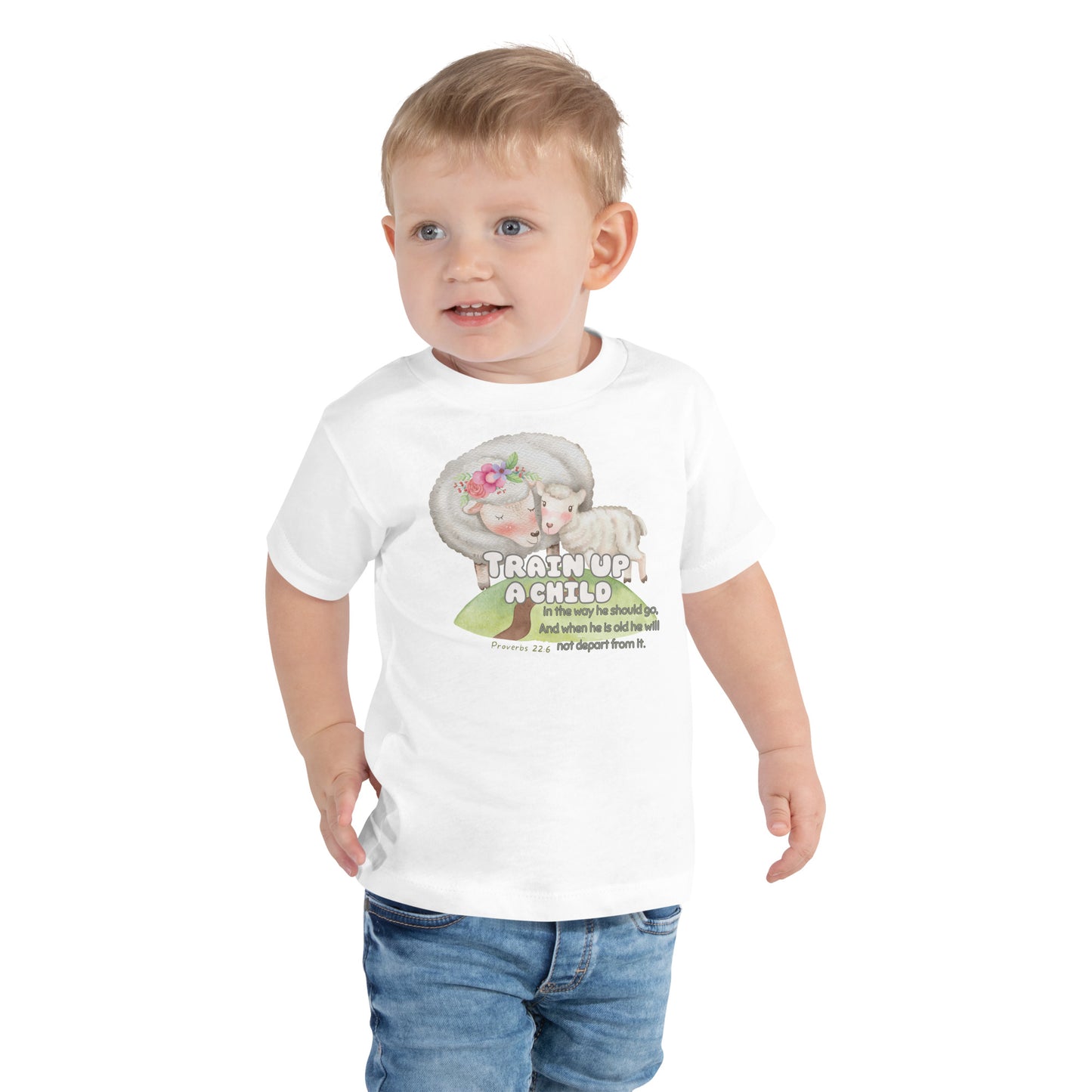 Proverbs 22:6, Toddler Short Sleeve Tee