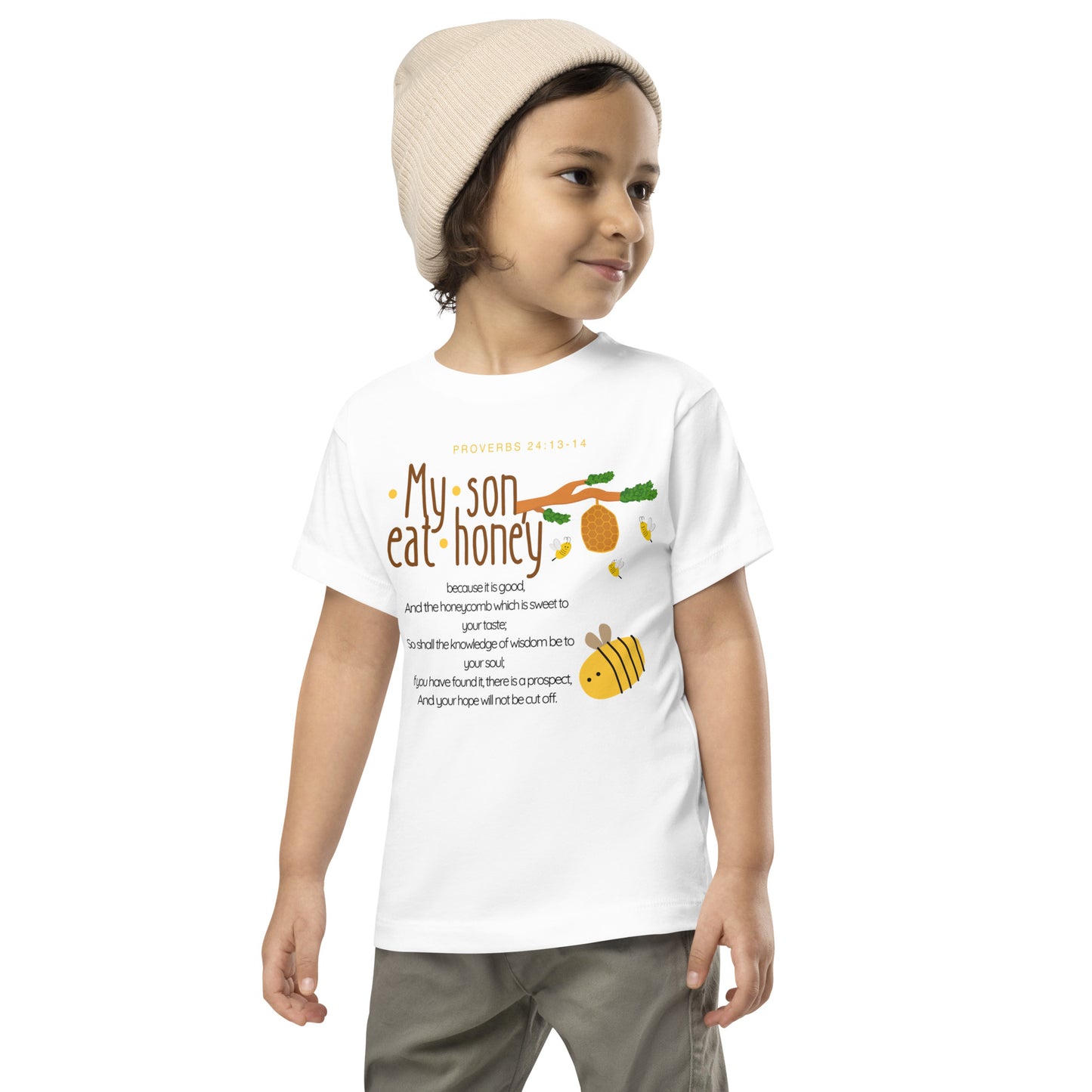 Proverbs 24:13-14, Toddler Short Sleeve Tee