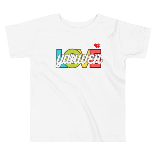 Love Yahweh, Toddler Short Sleeve Tee