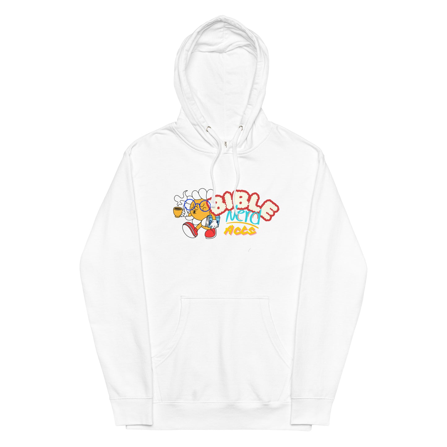 Bible Nerd, Acts 17:11, Collection Unisex midweight hoodie