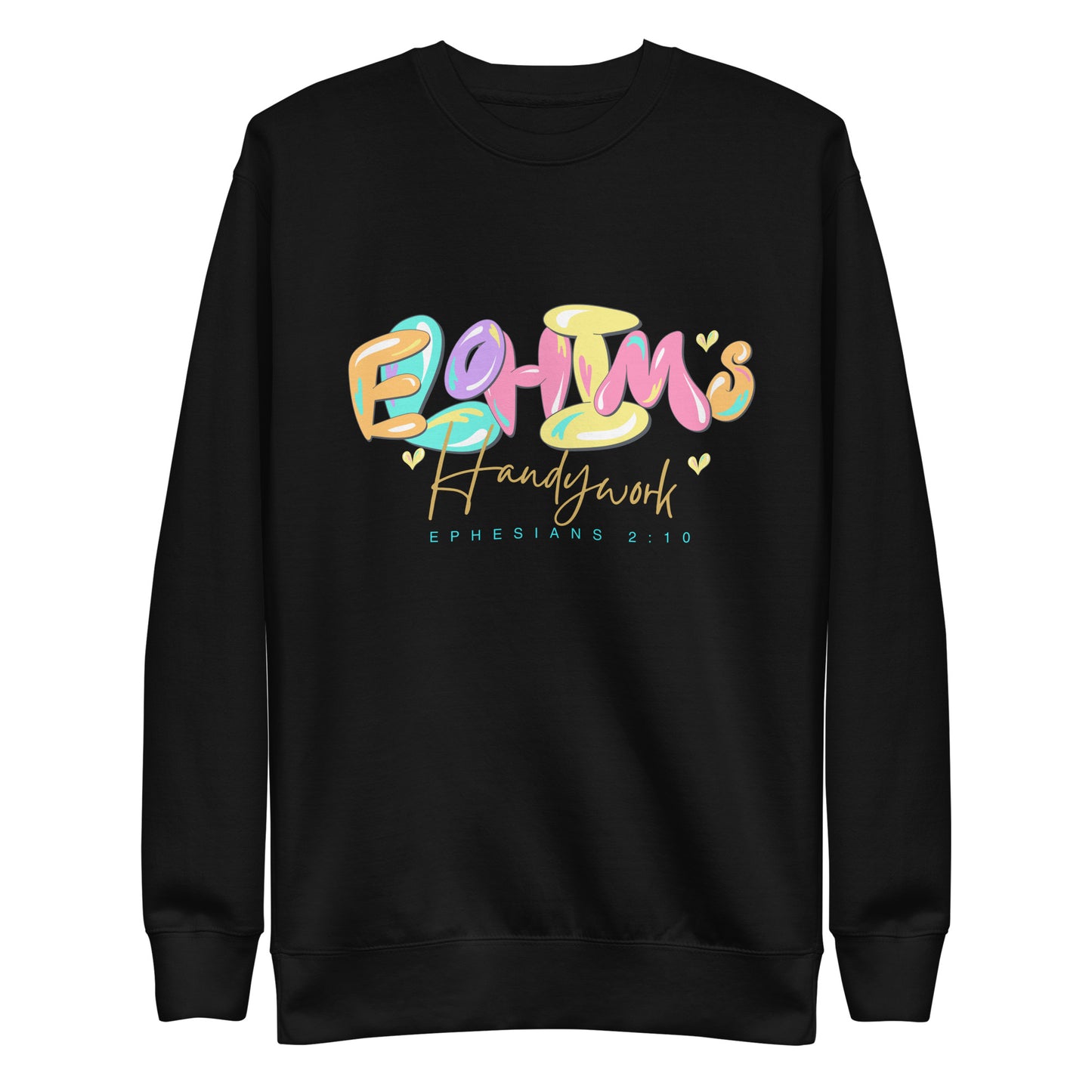 Elohim’s Handywork, Psalm 19:1, Unisex Premium Sweatshirt