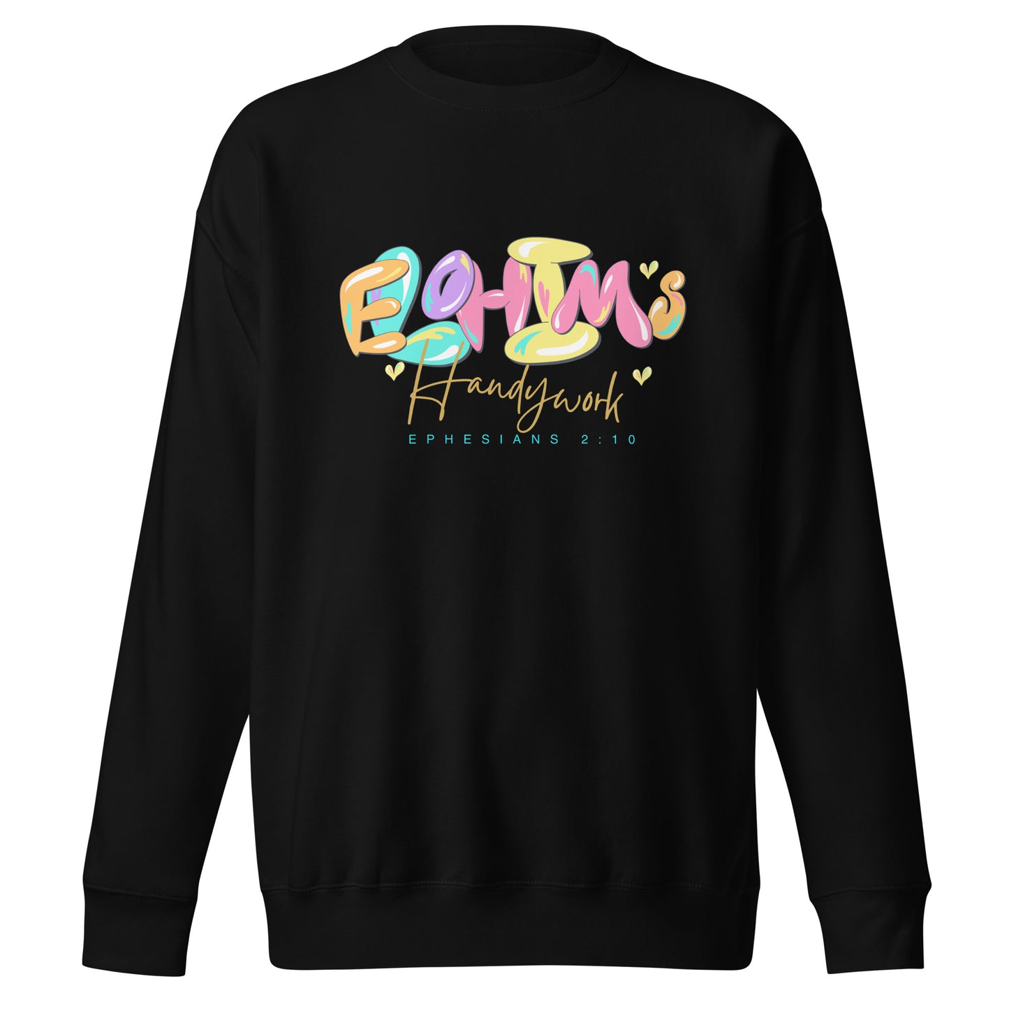 Elohim’s Handywork, Psalm 19:1, Unisex Premium Sweatshirt