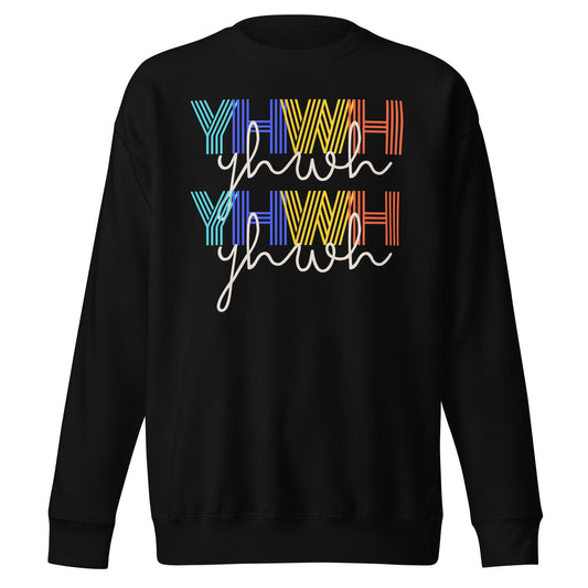 YHWH, Exodus 3:14, Unisex Premium Sweatshirt