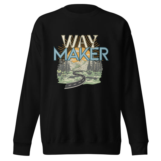 Way Maker, Unisex Premium Sweatshirt