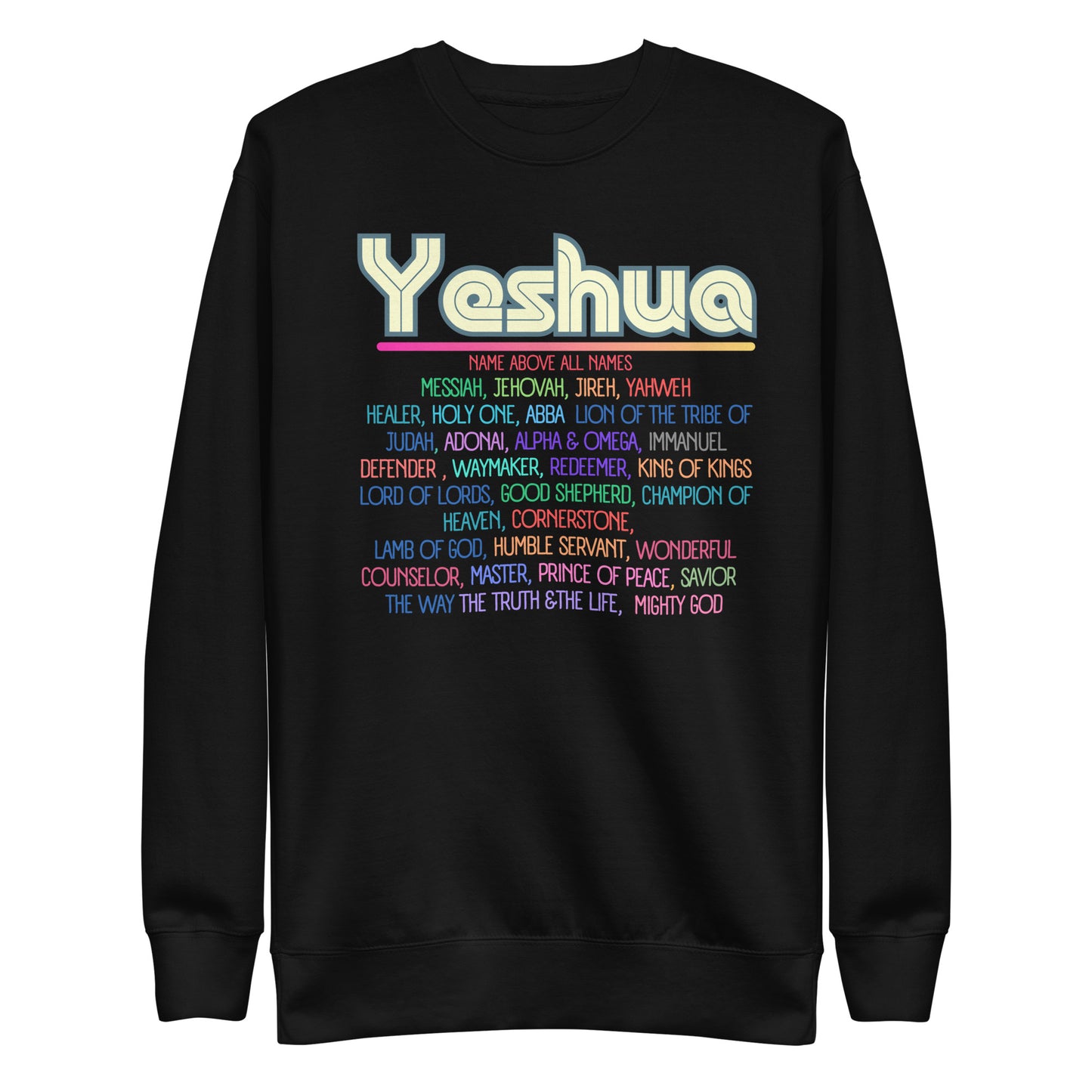 yeshua, Unisex Premium Sweatshirt