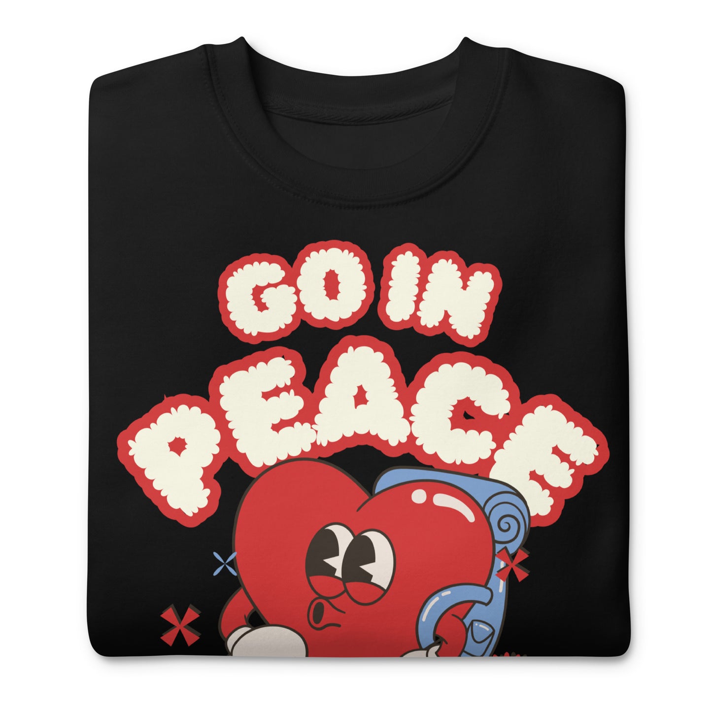 Go in Peace, 2 Kings 5:19, Unisex Premium Sweatshirt