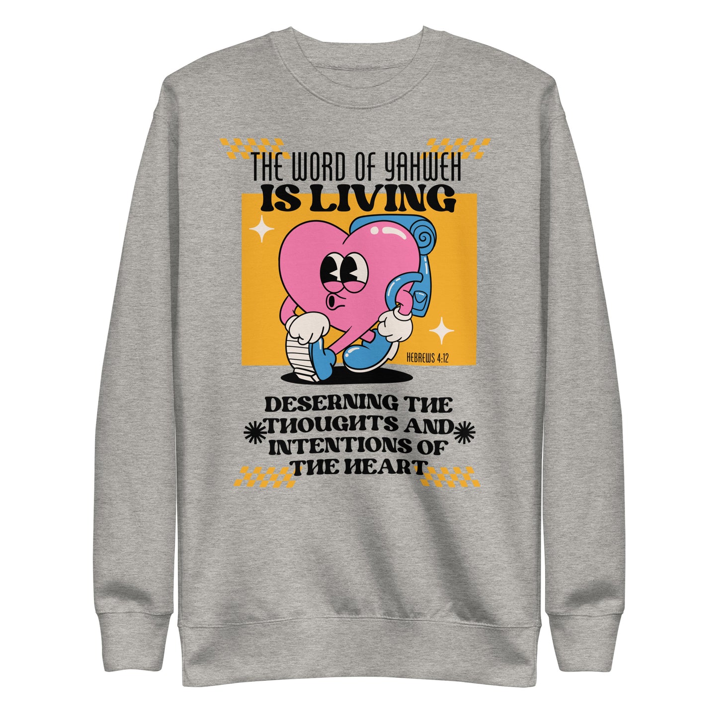 The Word of Yahweh Is Living, Unisex Premium Sweatshirt