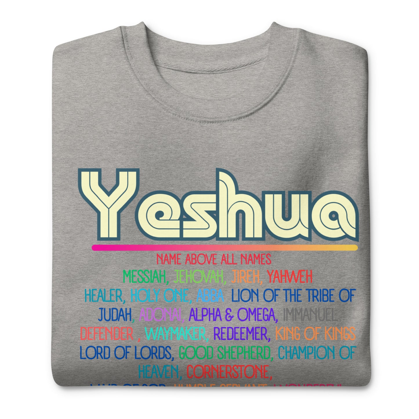 yeshua, Unisex Premium Sweatshirt