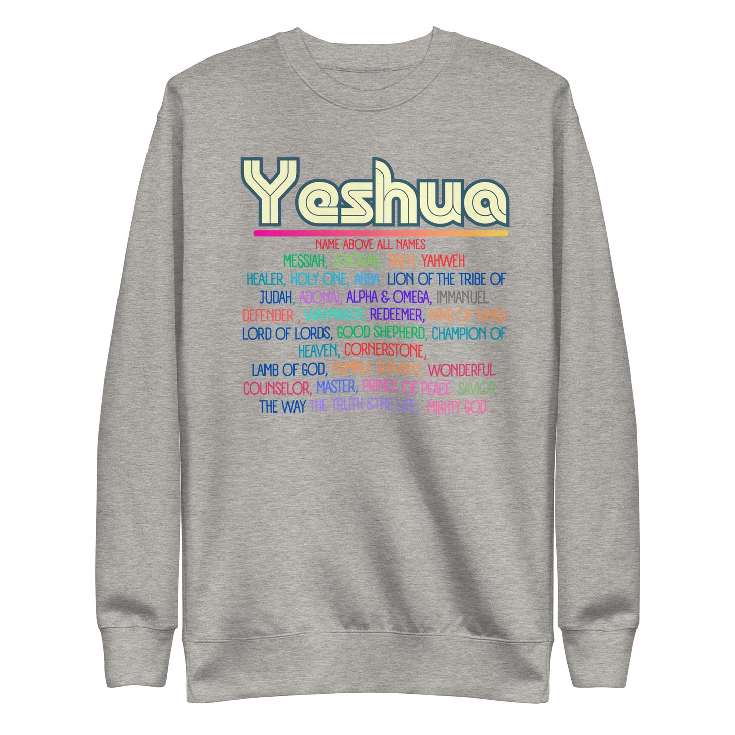 yeshua, Unisex Premium Sweatshirt