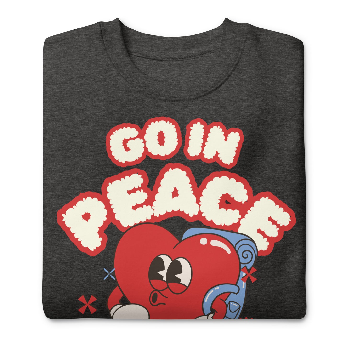 Go in Peace, 2 Kings 5:19, Unisex Premium Sweatshirt