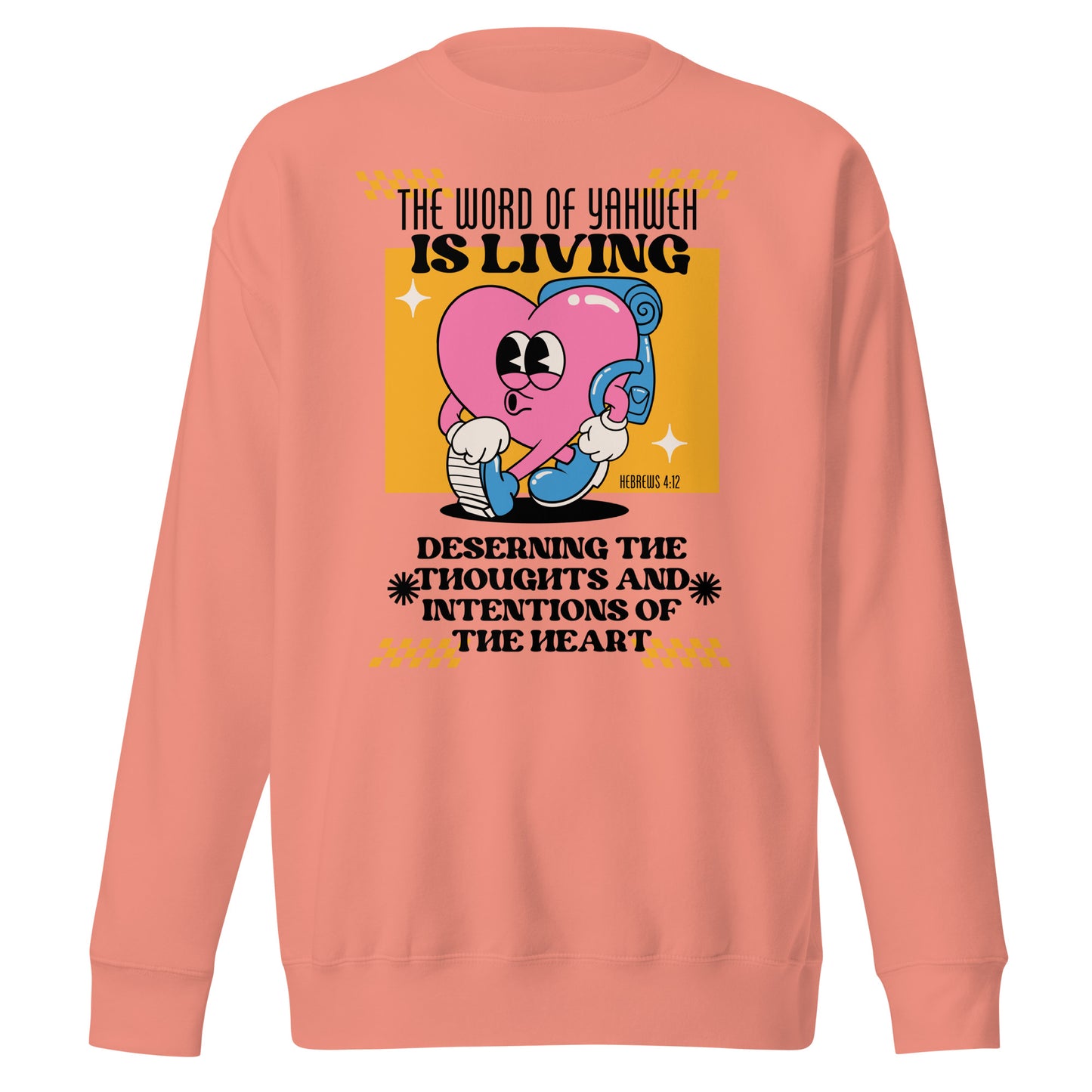 The Word of Yahweh Is Living, Unisex Premium Sweatshirt