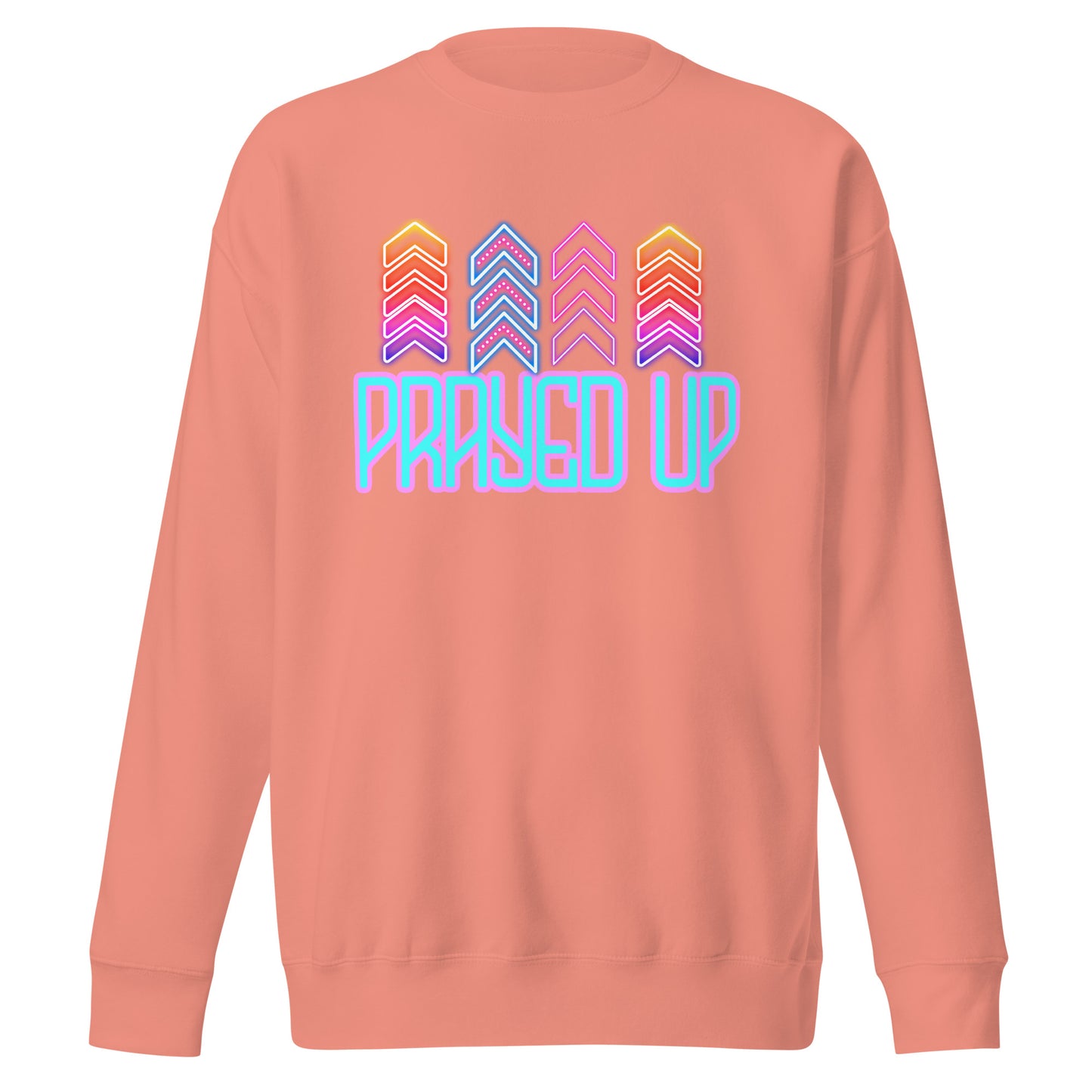 Prayed Up, Unisex Premium Sweatshirt