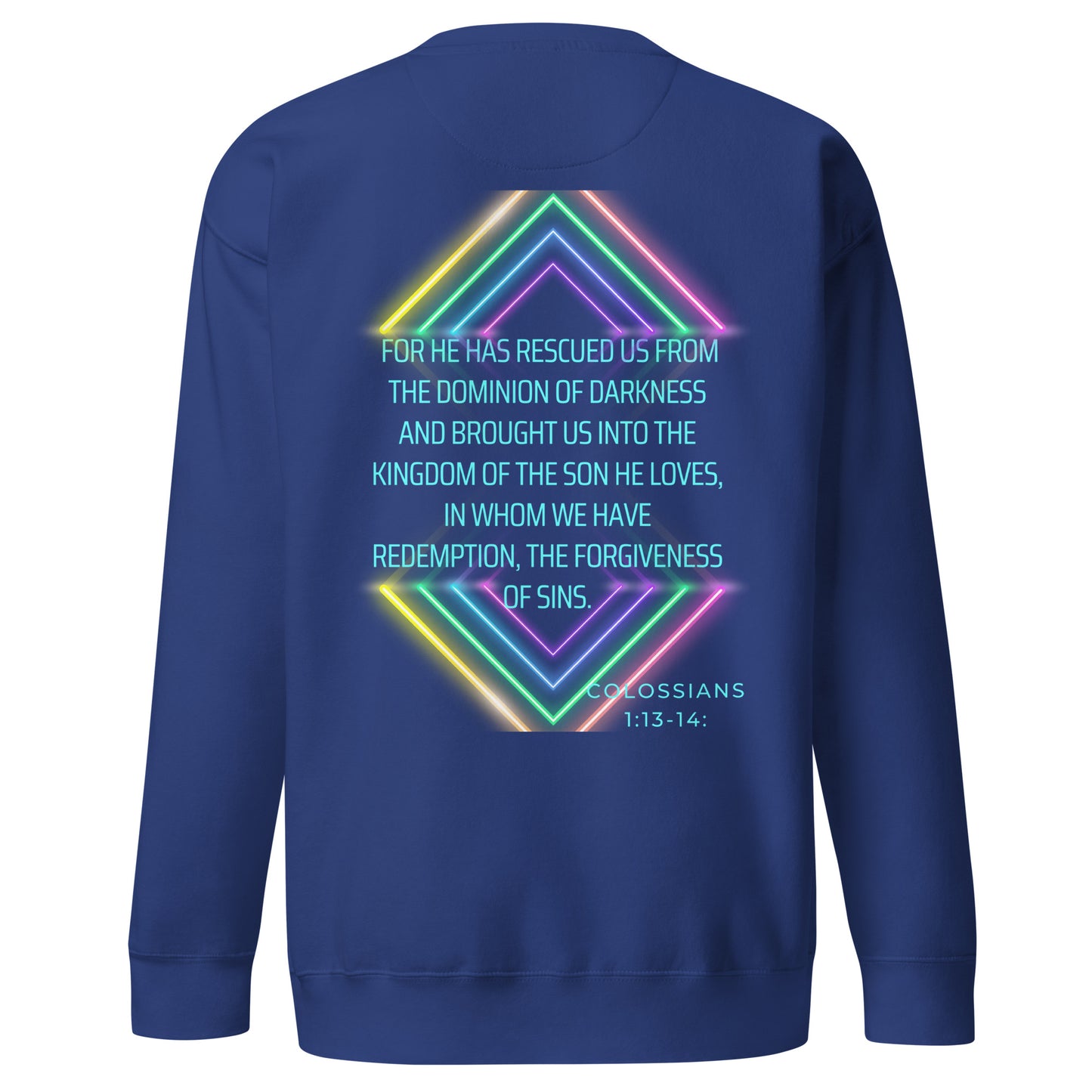 Colossians 1:13-14 , Unisex Premium Sweatshirt