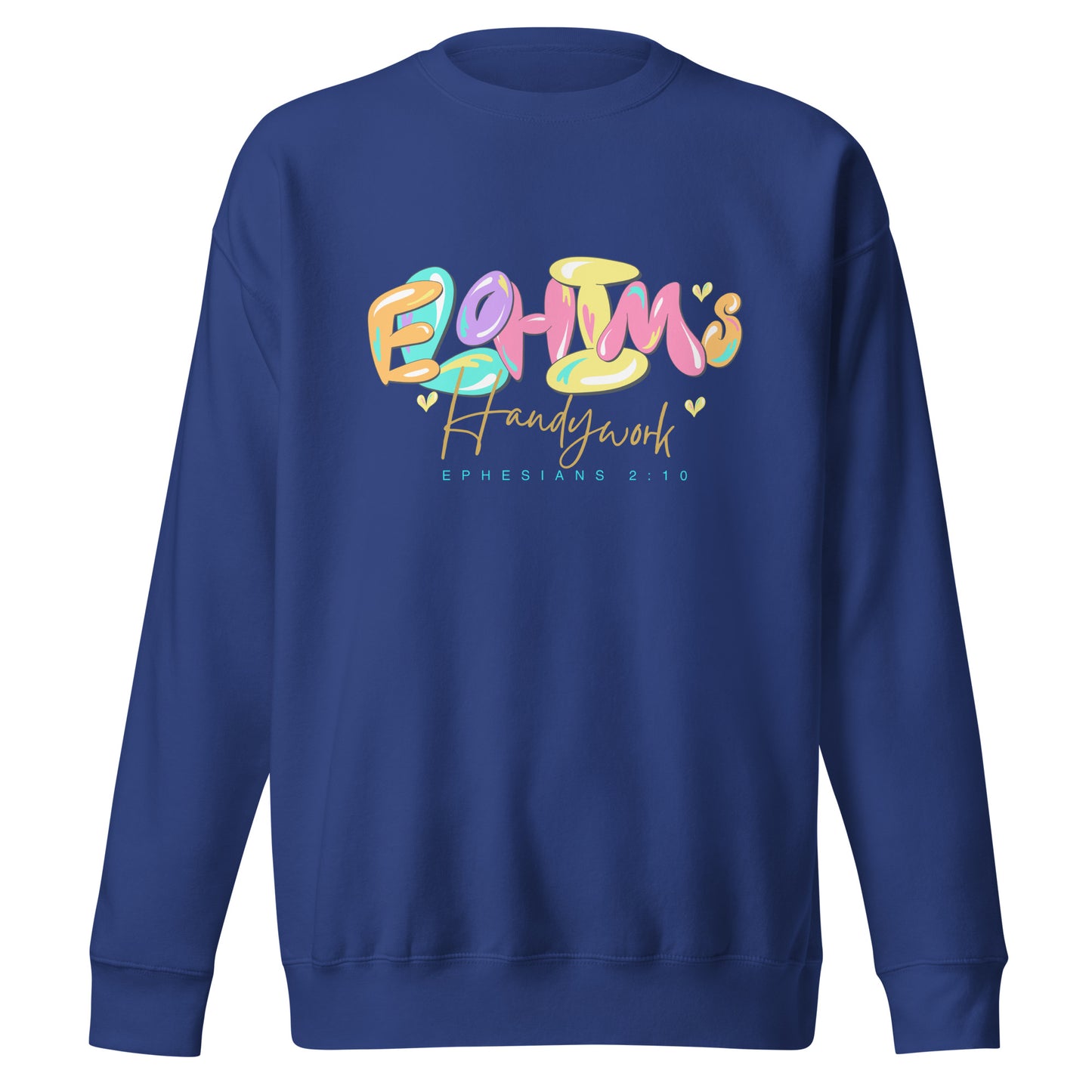 Elohim’s Handywork, Psalm 19:1, Unisex Premium Sweatshirt