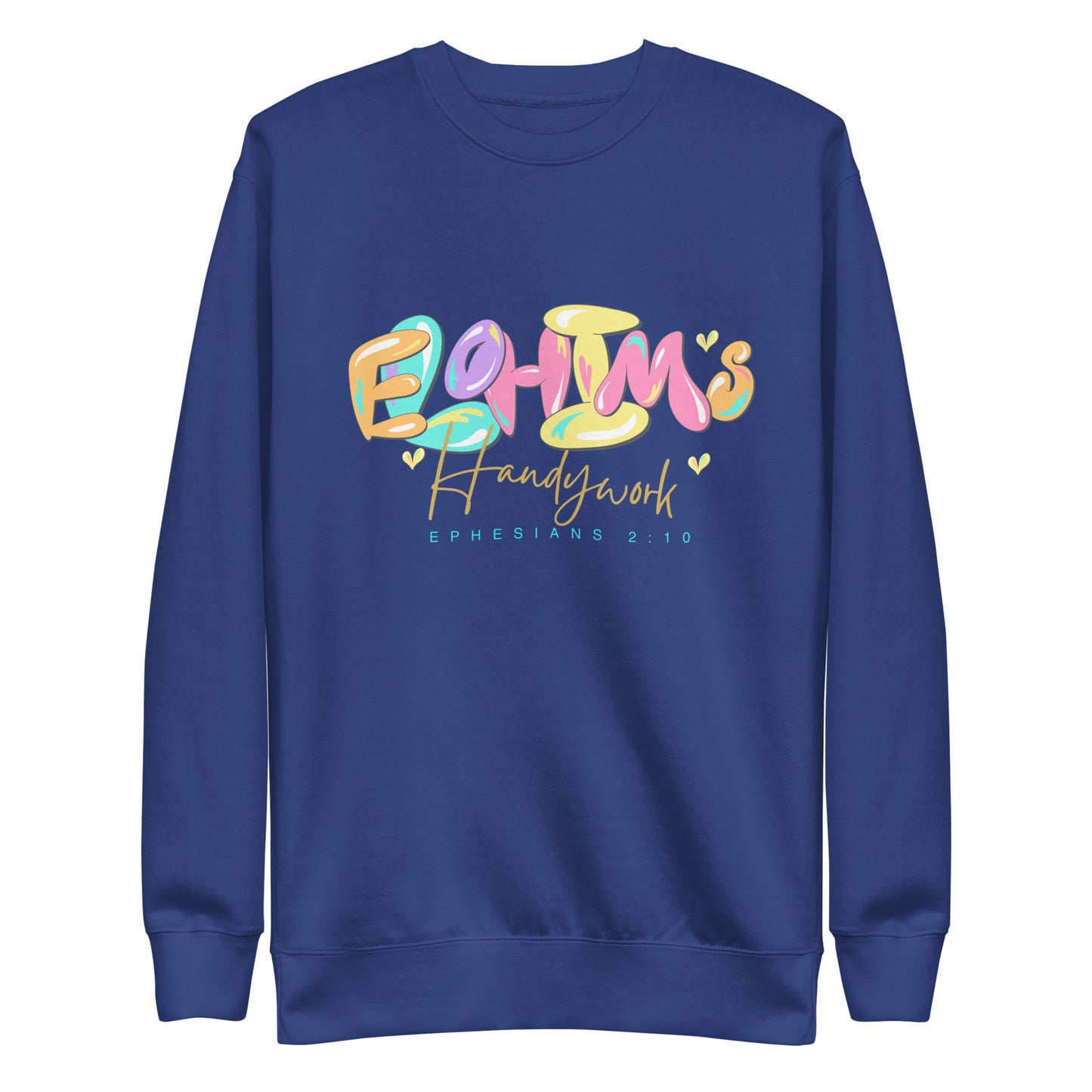 Elohim’s Handywork, Psalm 19:1, Unisex Premium Sweatshirt