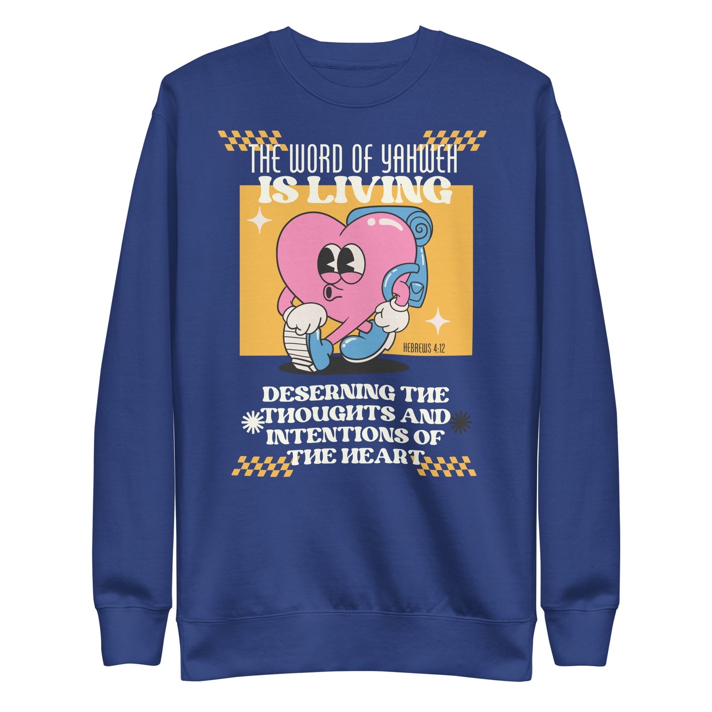 The Word of Yahweh Is Living*, Unisex Premium Sweatshirt