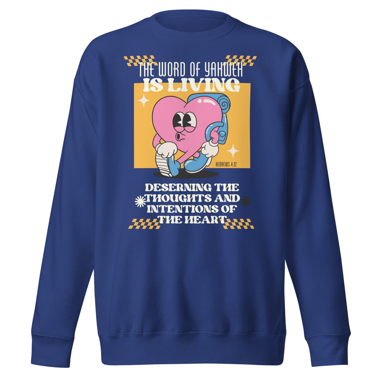 The Word of Yahweh Is Living*, Unisex Premium Sweatshirt