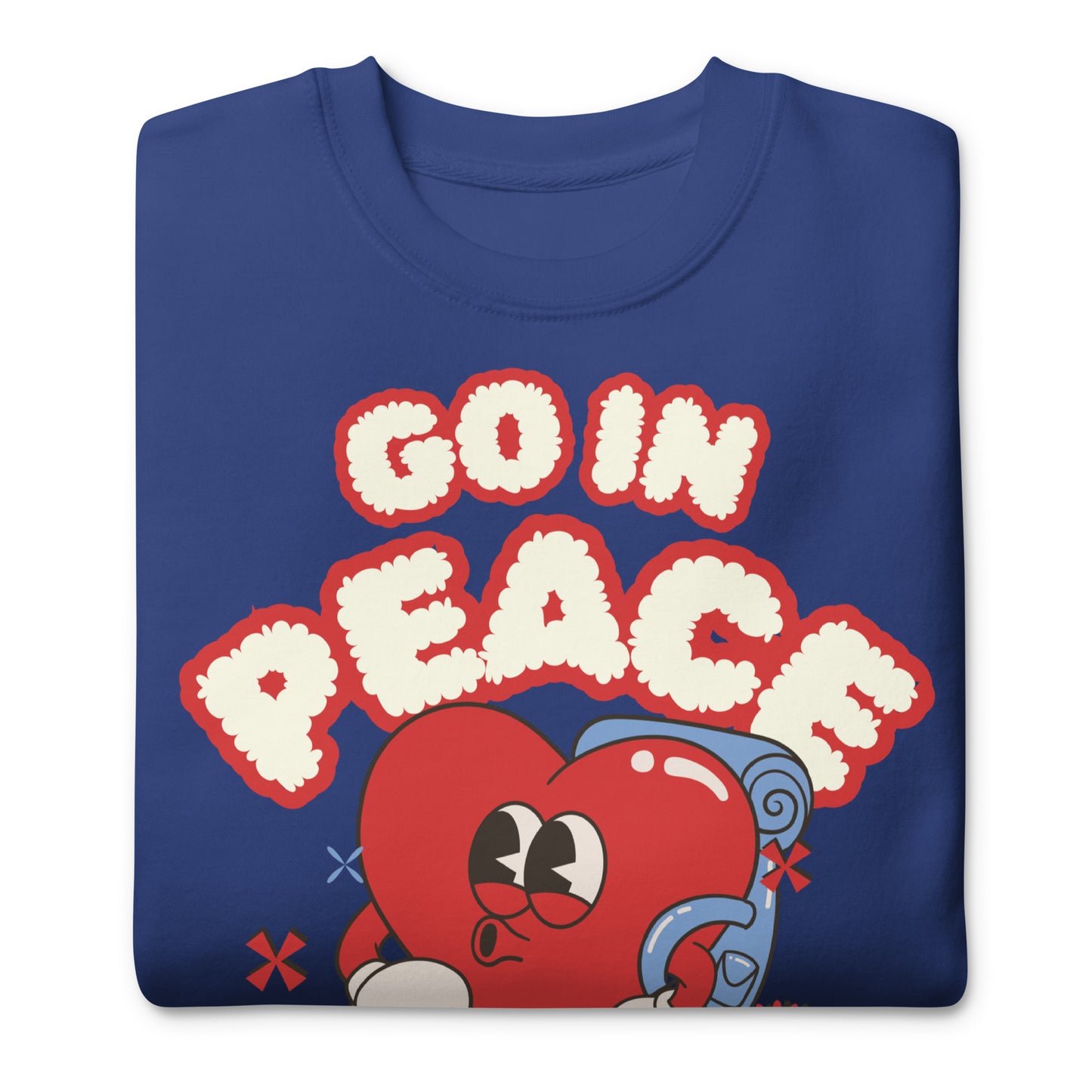 Go in Peace, 2 Kings 5:19, Unisex Premium Sweatshirt