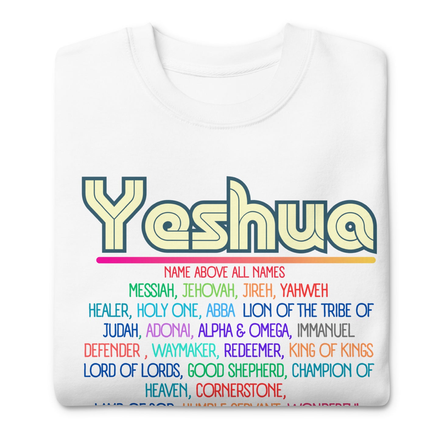 yeshua, Unisex Premium Sweatshirt