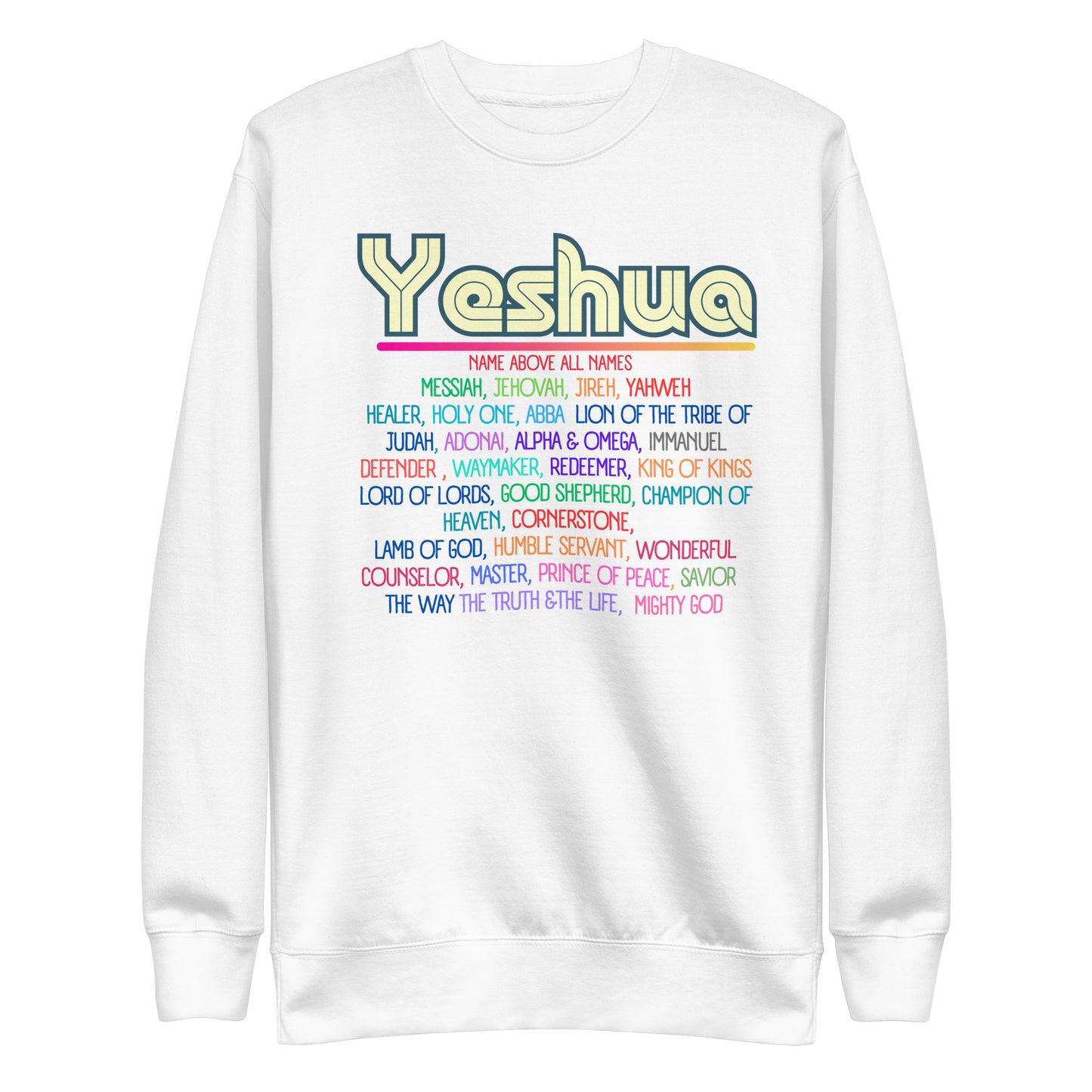 yeshua, Unisex Premium Sweatshirt