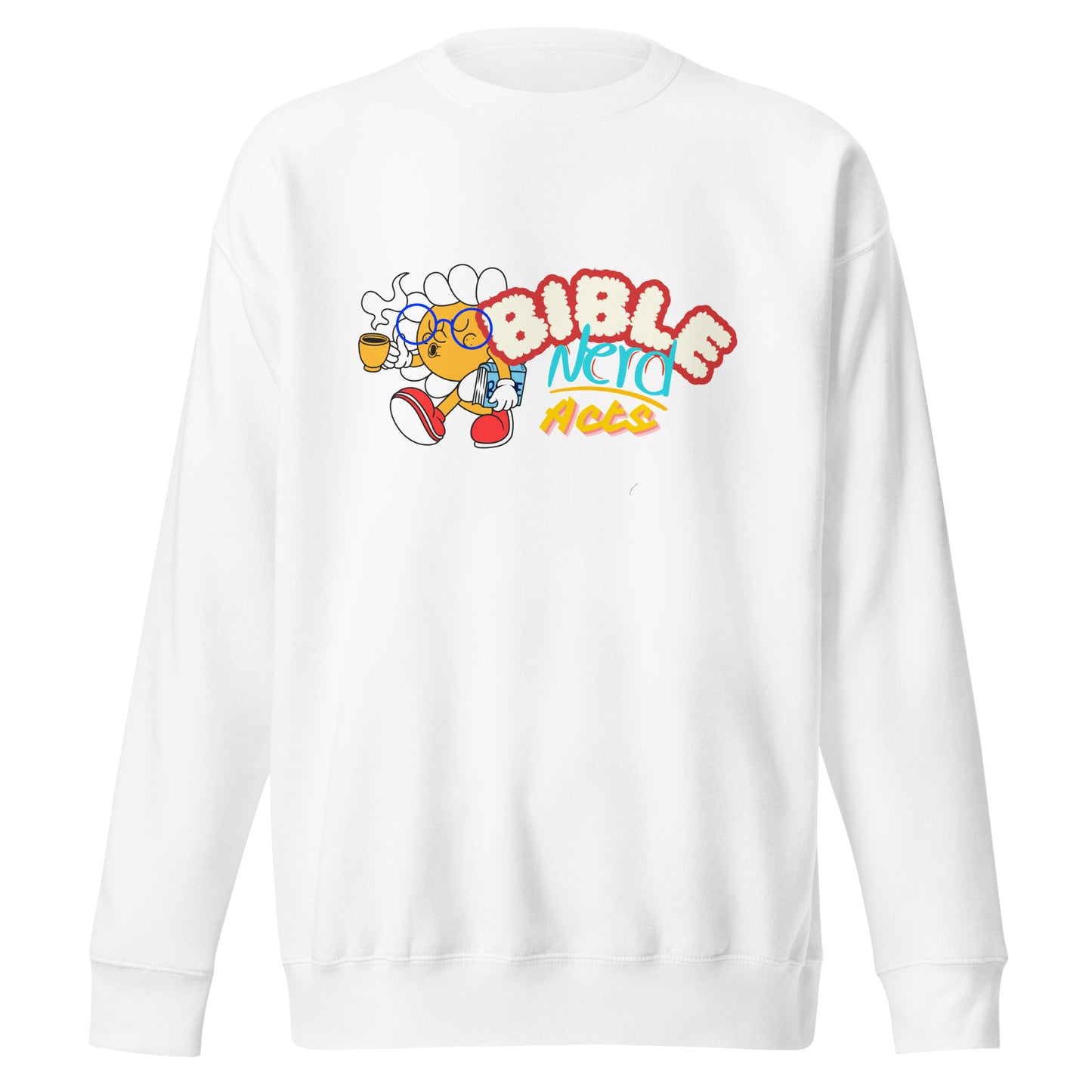 Bible Nerd, Acts 17:11, Collection Unisex Premium Sweatshirt