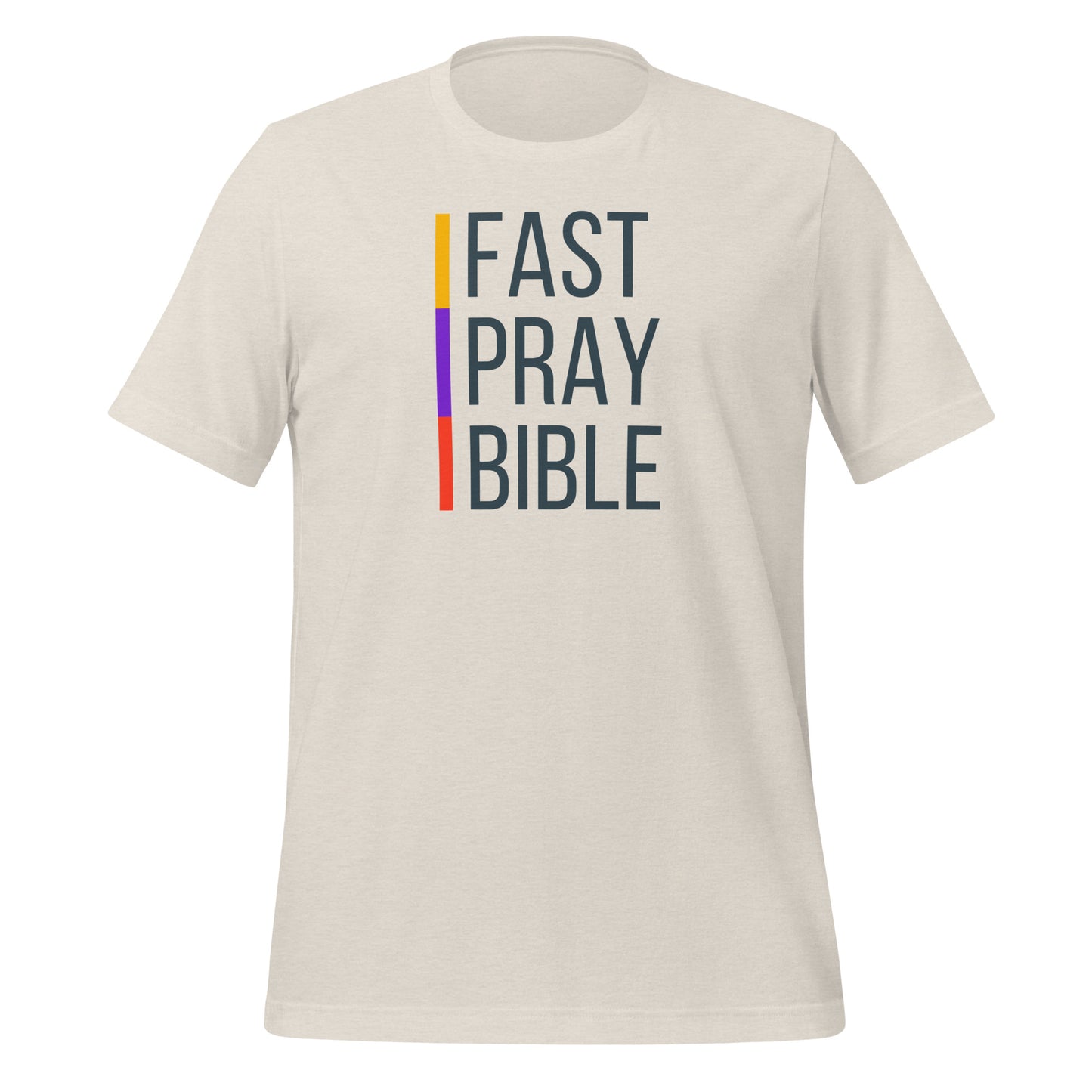 Fast, Pray, Bible, Unisex t-shirt