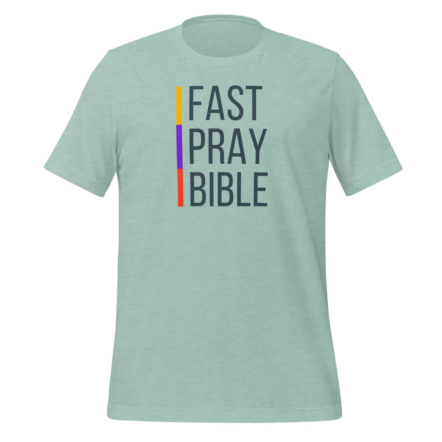 Fast, Pray, Bible, Unisex t-shirt