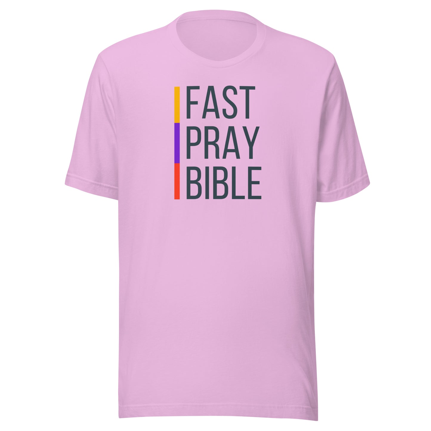 Fast, Pray, Bible, Unisex t-shirt