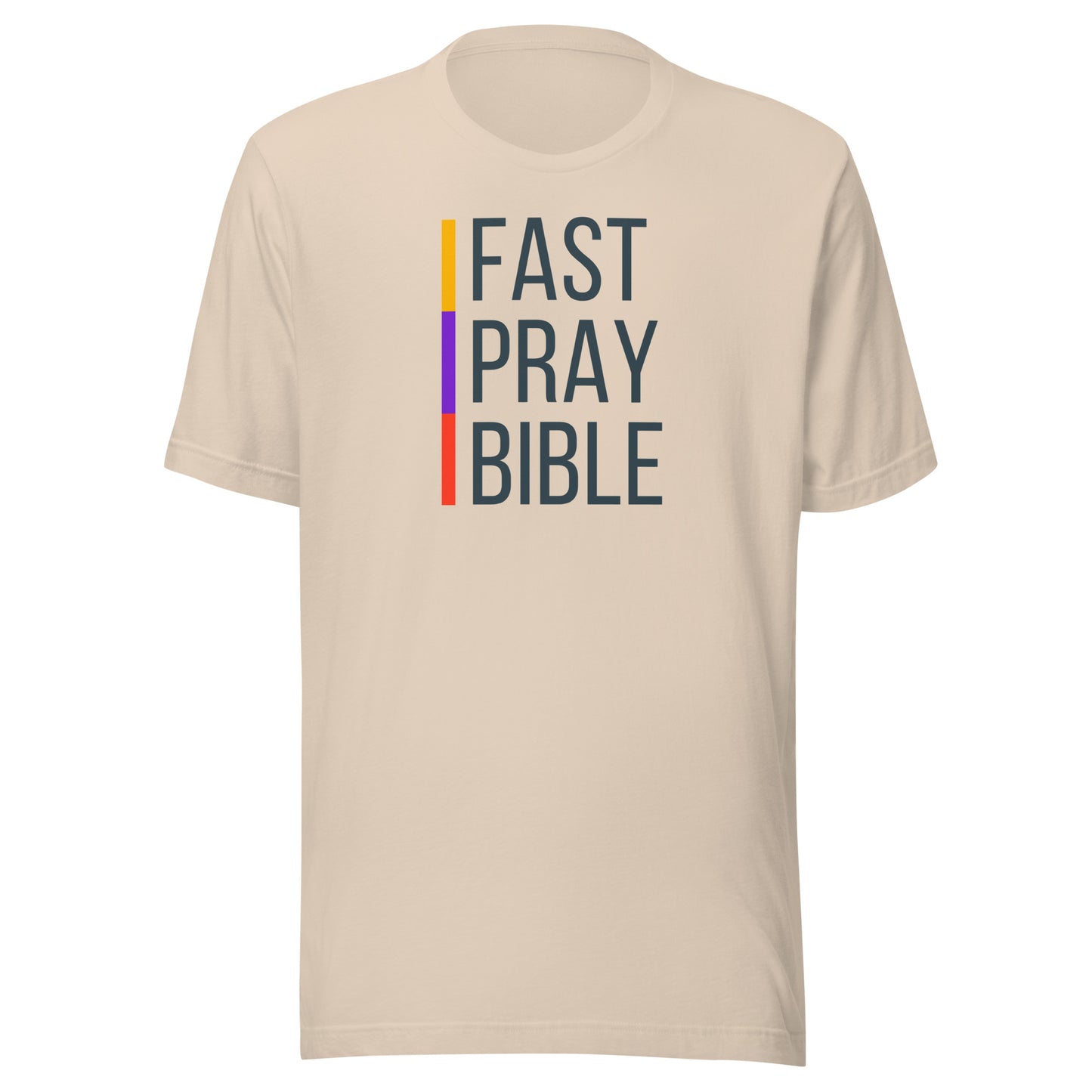 Fast, Pray, Bible, Unisex t-shirt