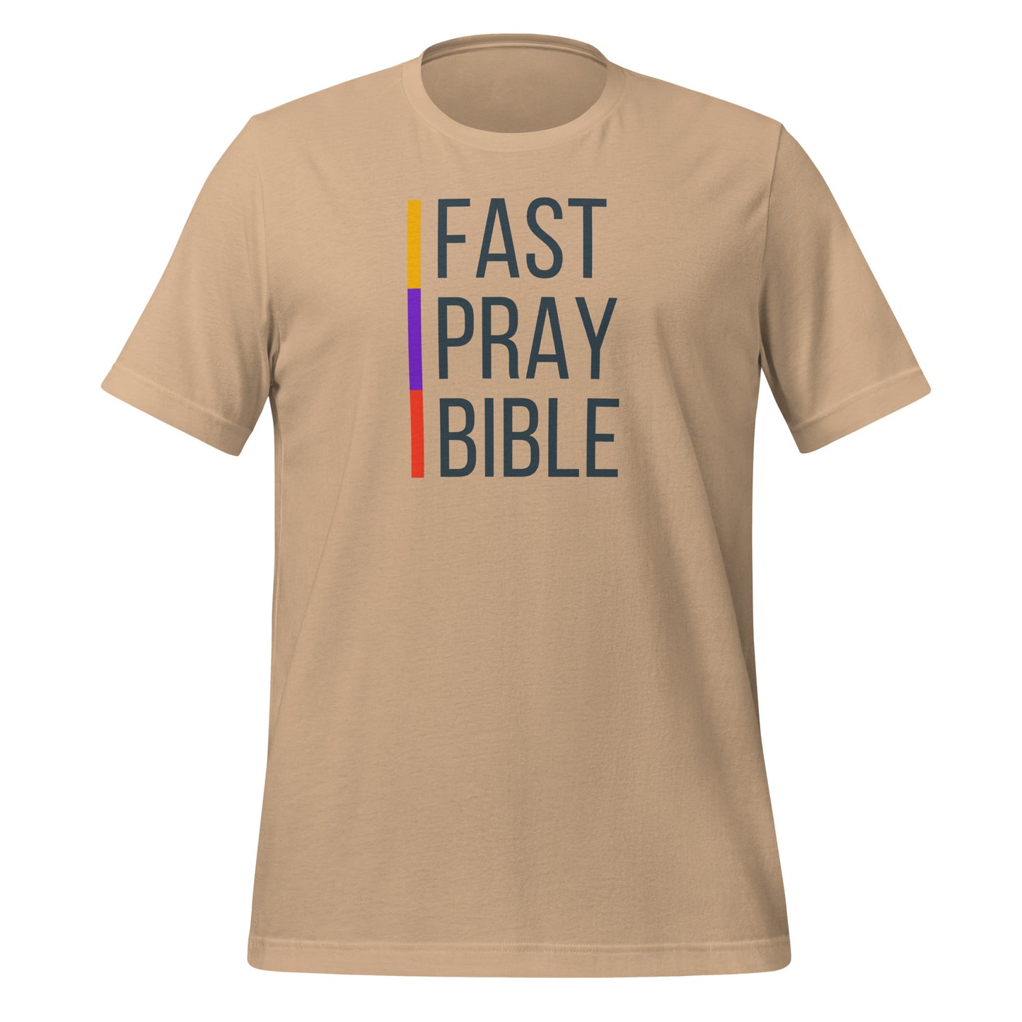 Fast, Pray, Bible, Unisex t-shirt