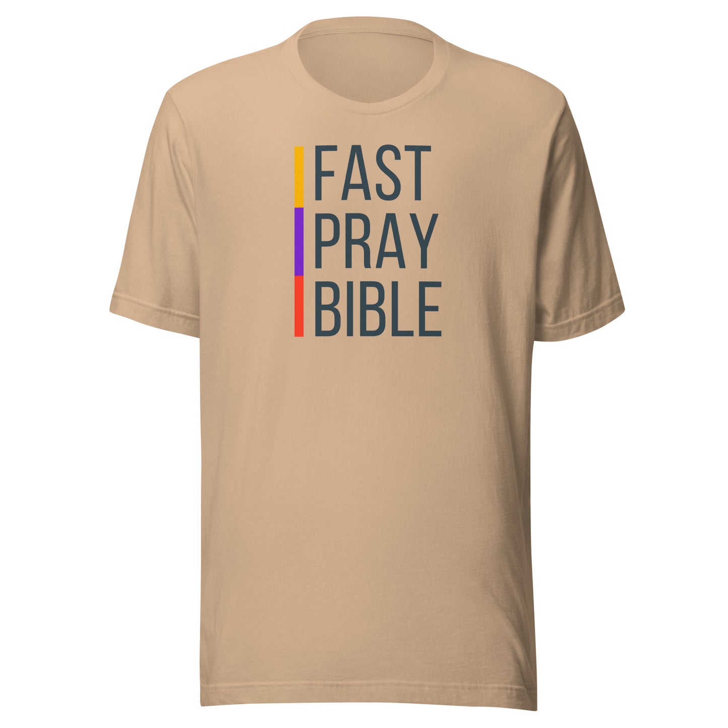 Fast, Pray, Bible, Unisex t-shirt