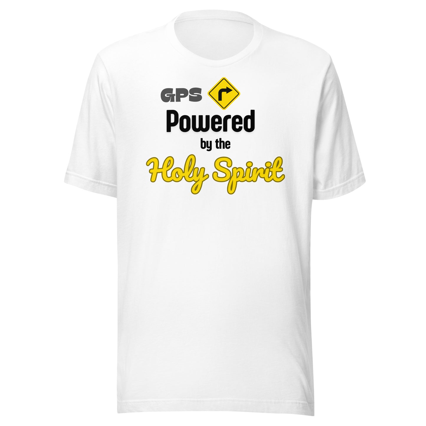 GPS Powered by the Holy Spirit, Unisex t-shirt