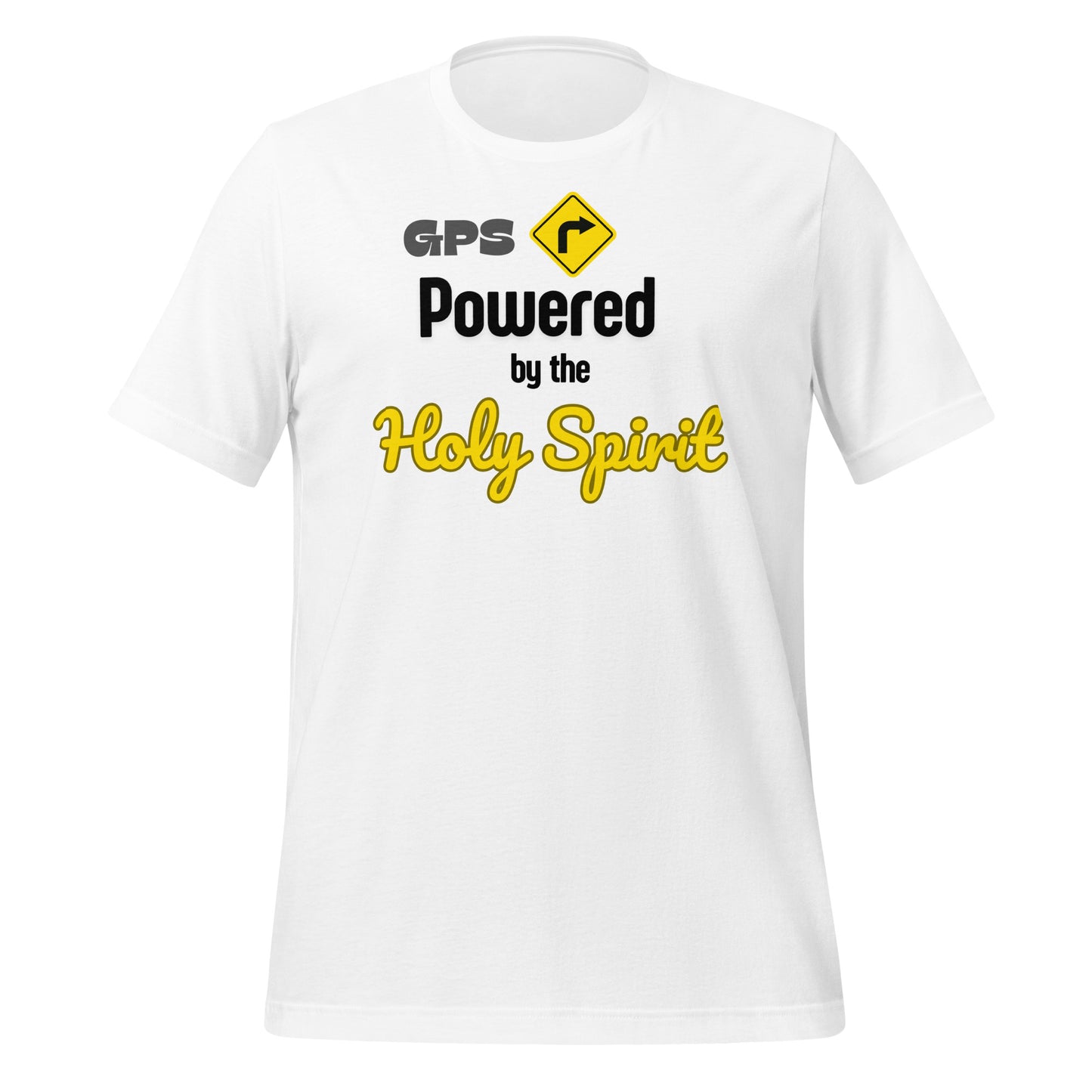 GPS Powered by the Holy Spirit, Unisex t-shirt