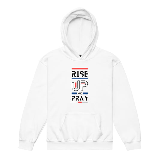 Raise up and pray Youth heavy blend hoodie